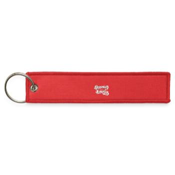 Spread Love Hearts Kawaii Design - Jet Tag Keychain - red - Front