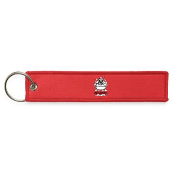 All My Troubles Are Soap Bubbles - Jet Tag Keychain - red - Front