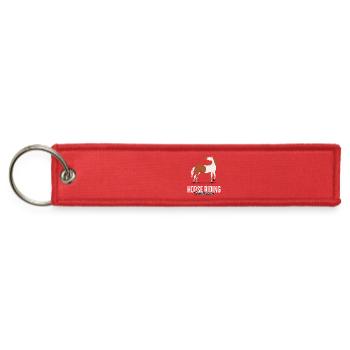 Horse Riding Is What I Do - Jet Tag Keychain - red - Front