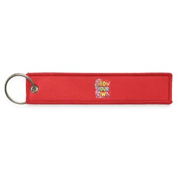 Grow Your Own Color Burst - Jet Tag Keychain - red - Front