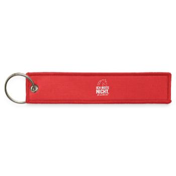 Ich Reite Nicht Ich Bezahle Nur Horse - Jet Tag Keychain - red - Front