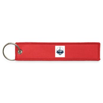 Silent Pines - Jet Tag Keychain - red - Front