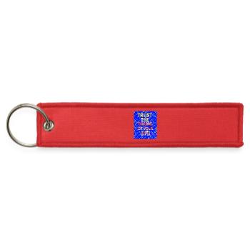 Trust The Timing Of Your Life - Inspirational T-Sh - Jet Tag Keychain - red - Front
