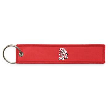 Own It: She Says So - Jet Tag Keychain - red - Front