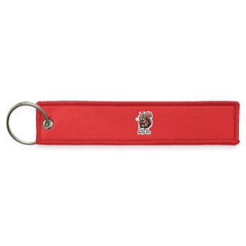 Snack Guardian Squirrel - Jet Tag Keychain - red - Front