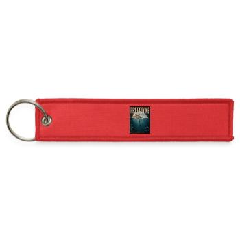 Freediving Depths Ocean Poster - Jet Tag Keychain - red - Front