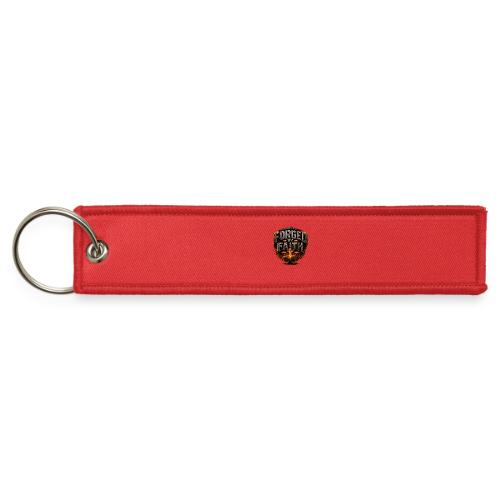 Forged By Faith - Jet Tag Keychain