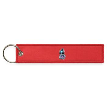 Unstoppable Energy Armor Neon Burst - Jet Tag Keychain - red - Front