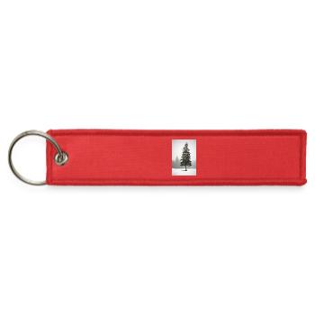 Tanglewood pine - Jet Tag Keychain - red - Front