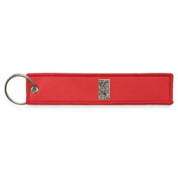 Storefront Guardian: Streetwear Defender - Jet Tag Keychain - red - Front