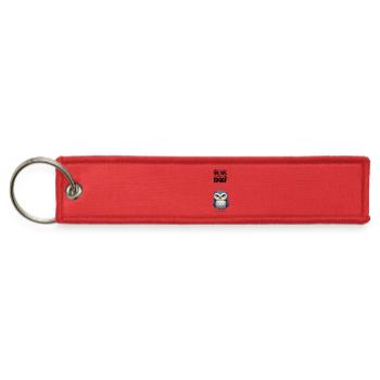 Funny - Jet Tag Keychain - red - Front