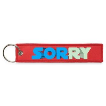 Design image missing - Jet Tag Keychain - red - Front