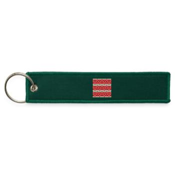 Melon Mood - Jet Tag Keychain - hunter green - Front