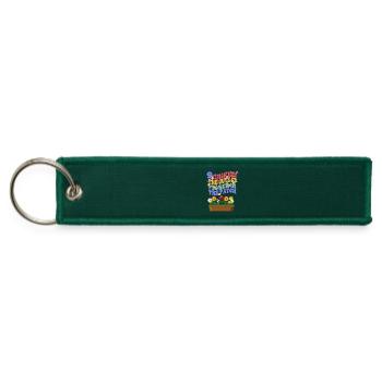 9 Years Of Being The Cutest Flowers In The Patch - Jet Tag Keychain - hunter green - Front
