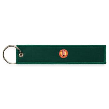 Ice Cream Graphic - Jet Tag Keychain - hunter green - Front