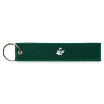 My Stethoscope Hears Lies – Funny Medical Quote fo - Jet Tag Keychain - hunter green - Front