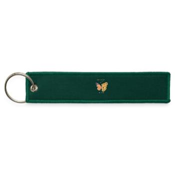 White Simple Nigeria Nature T Shirt - Jet Tag Keychain - hunter green - Front