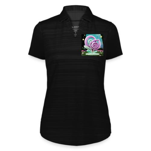 Lila Bloom | Double Floral Eco-Inspired Art - Augusta Sportswear Ladies` Pursuit Polo