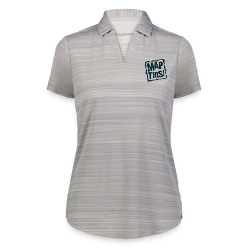 MapThis! Black Stamp Logo - Augusta Sportswear Ladies` Pursuit Polo