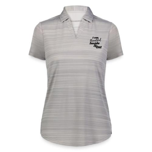 I am Beautiful - Inside and Out | Black Type - Augusta Sportswear Ladies` Pursuit Polo