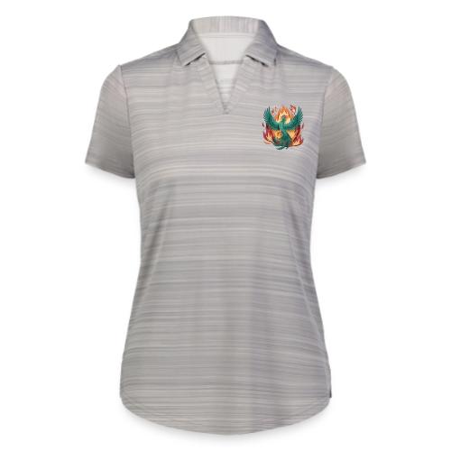 Phoenix Rising Mythical Fire Bird Fantasy Design - Augusta Sportswear Ladies` Pursuit Polo