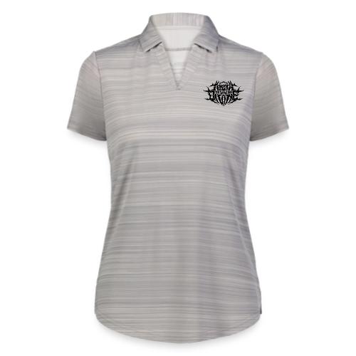 Teeth Of The Divine Logo BLACK - Augusta Sportswear Ladies` Pursuit Polo