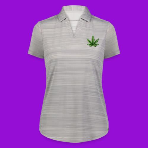Cannabis Leaf - Augusta Sportswear Ladies` Pursuit Polo