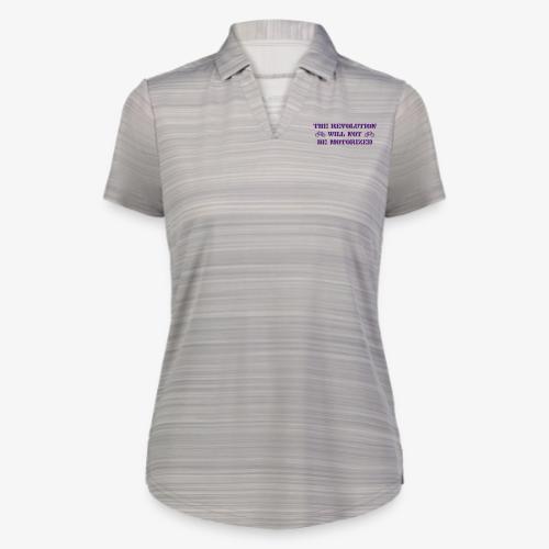 The Revolution Will Not Be Motorized - Augusta Sportswear Ladies` Pursuit Polo
