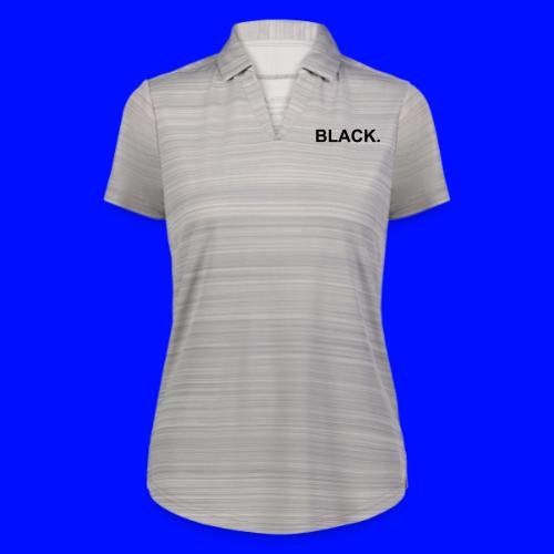 Black - Augusta Sportswear Ladies` Pursuit Polo