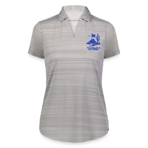 The Cavalry is Not Coming - Blue - Augusta Sportswear Ladies` Pursuit Polo