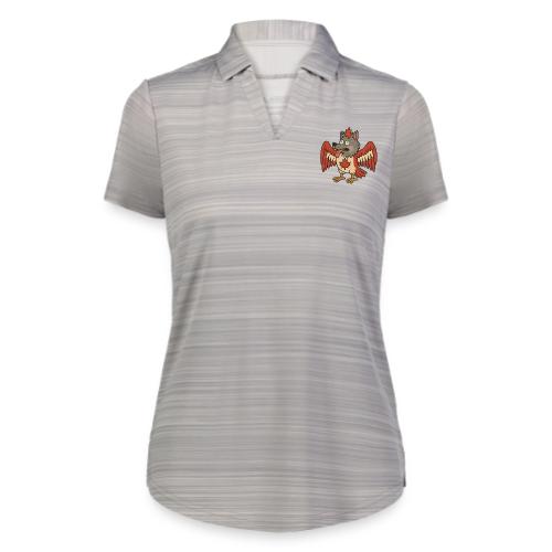 Maple-Mad Wolfbird – Quirky Canadian Creature - Augusta Sportswear Ladies` Pursuit Polo
