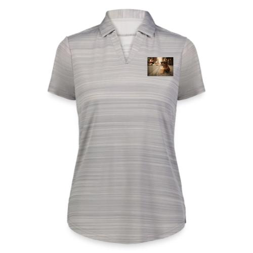 Funny Dachshund Iced Coffee Lover Tee - Augusta Sportswear Ladies` Pursuit Polo
