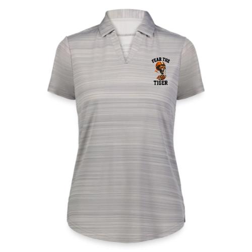 Fear The Tiger Football Helmet T-Shirt - Augusta Sportswear Ladies` Pursuit Polo