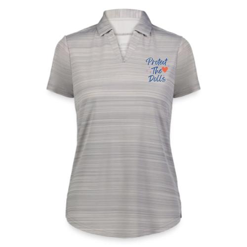 Protect The Dolls | Heart & Stars Typography - Augusta Sportswear Ladies` Pursuit Polo