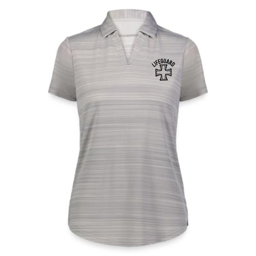 Lifeguard Cross Emblem - Augusta Sportswear Ladies` Pursuit Polo