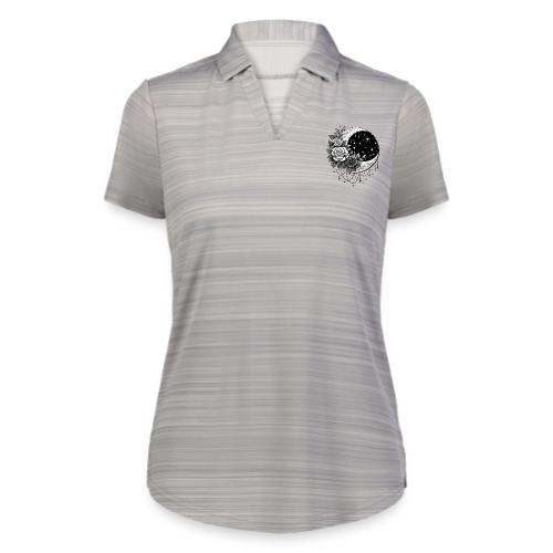 Crescent Moon Floral - Augusta Sportswear Ladies` Pursuit Polo