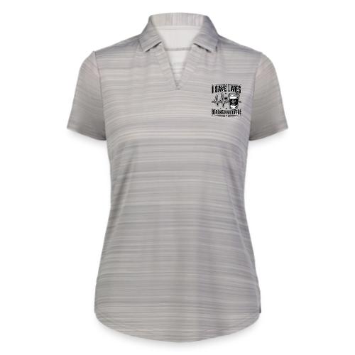 Nurse Coffee Humor - Saving Lives - Augusta Sportswear Ladies` Pursuit Polo