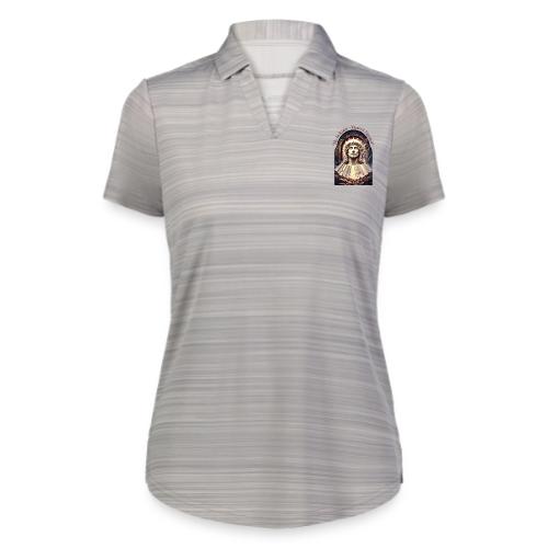 Easter He Is Risen Face of Christ T Shirt, Gift - Augusta Sportswear Ladies` Pursuit Polo