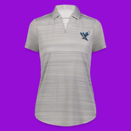 Silver Blue Jay Open Wing Perch - Augusta Sportswear Ladies` Pursuit Polo