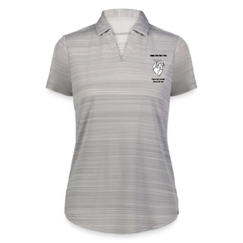 I'm Glad I Swiped Right T-Shirt | Funny Valentine - Augusta Sportswear Ladies` Pursuit Polo