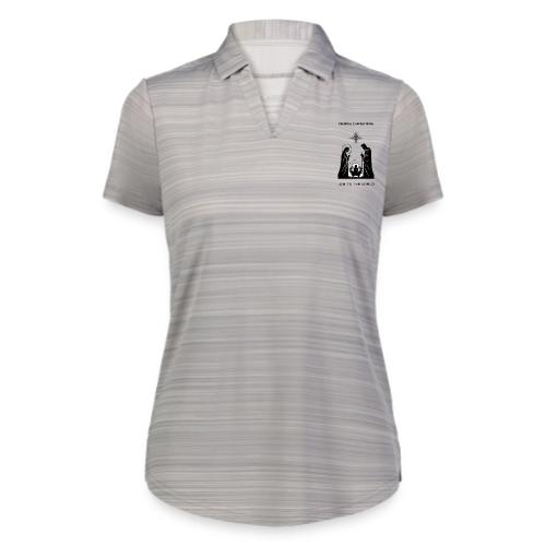 Joy to the World T-Shirt | Minimalist Nativity - Augusta Sportswear Ladies` Pursuit Polo