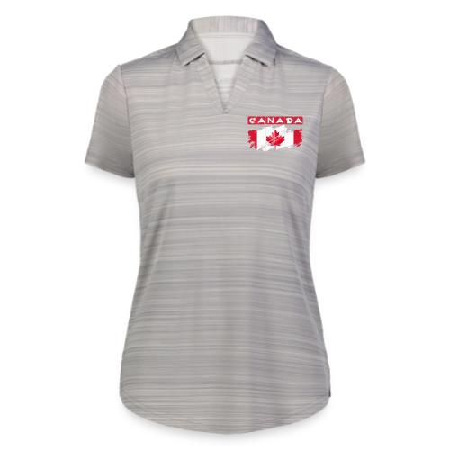Canada, Inspired by the Canadian flag - Augusta Sportswear Ladies` Pursuit Polo