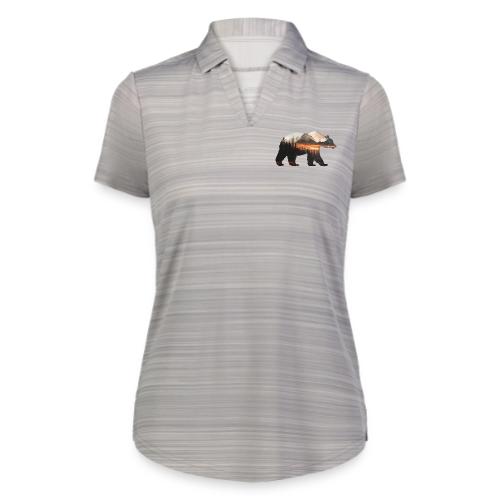Canada Bear: fiery tones - Augusta Sportswear Ladies` Pursuit Polo