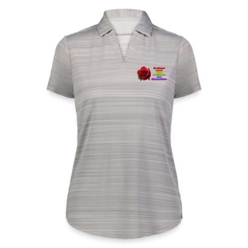 Thank You Educator: Pink and Rainbow Message - Augusta Sportswear Ladies` Pursuit Polo