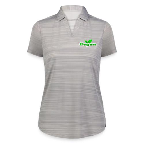 Pure Vegan Leaves - Augusta Sportswear Ladies` Pursuit Polo
