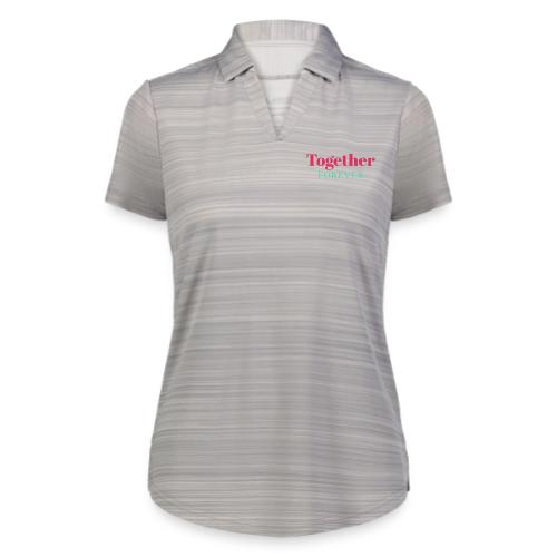 Together Forever Love Quote Design - Augusta Sportswear Ladies` Pursuit Polo