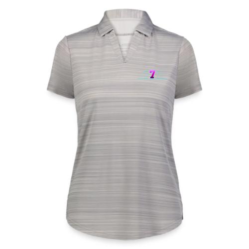 Number 7 in Magenta: Varsity Font - Augusta Sportswear Ladies` Pursuit Polo