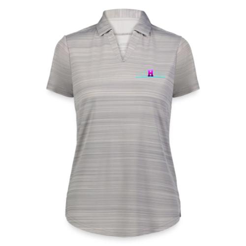 Letter H – Capital Varsity Alphabet Monogram - Augusta Sportswear Ladies` Pursuit Polo