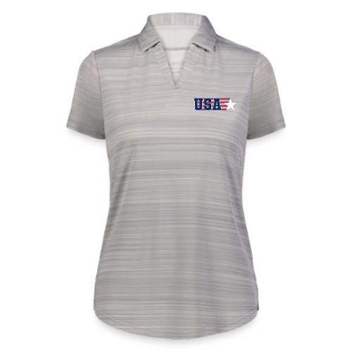 Star Stripe USA - Augusta Sportswear Ladies` Pursuit Polo