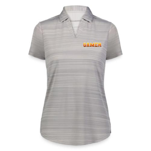 Gamer Varsity Gradient Design for Apparel - Augusta Sportswear Ladies` Pursuit Polo